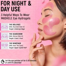 Load image into Gallery viewer, MASHELE 60pcs Rose Collagen Eye Patches Aroma