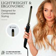 Load image into Gallery viewer, 19mm Small Wand Hair Curler