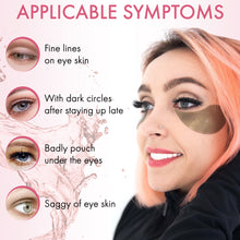 Load image into Gallery viewer, MASHELE Black Pearl Gold Collagen Eye Patches