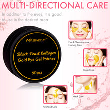 Load image into Gallery viewer, MASHELE Black Pearl Gold Collagen Eye Patches
